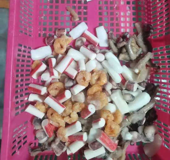 Frozen Seafood Mix Including Squid Mussel Shrimp Crab Stick 