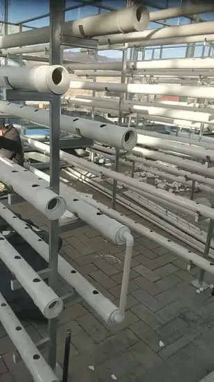 Factory Supply High Quality Small Size/Large Size Round Tube Vertical Frame for Indoor Farming/Greenhouse Agriculture 