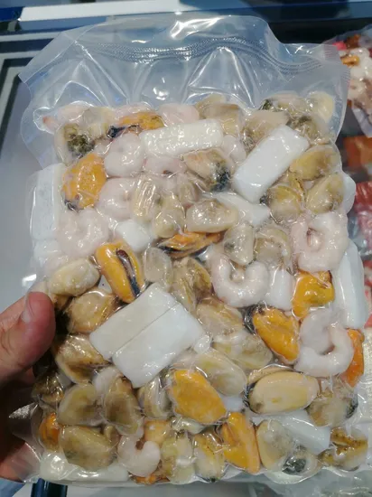Frozen Seafood Mix Squid/Calamari/Calamar/Pota Crab Stick Mussel Shrimp 