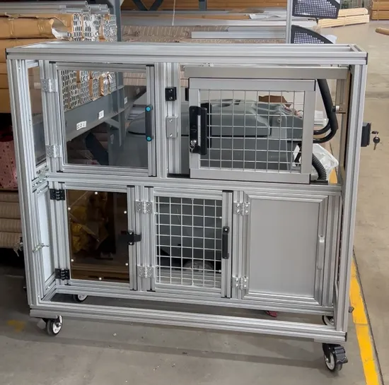 100X100 Aluminium Profile Aluminium Frame for LED Display Greenhouse Frame 