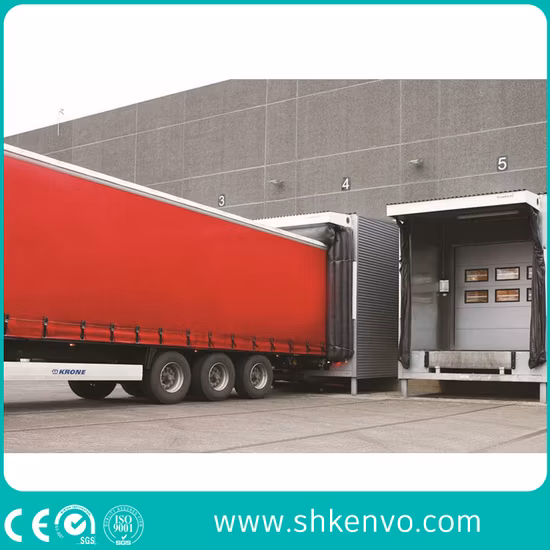 Inflatable Weather Loading Dock Door Shelter for Logistics Warehouse